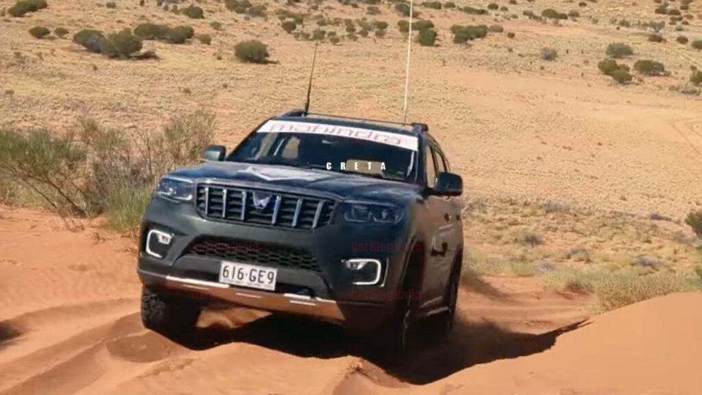 Mahindra Scorpio N Simpson Desert Guiness World Record Car Blog India Mahindra Scorpio N Simpson Desert Guiness World Record